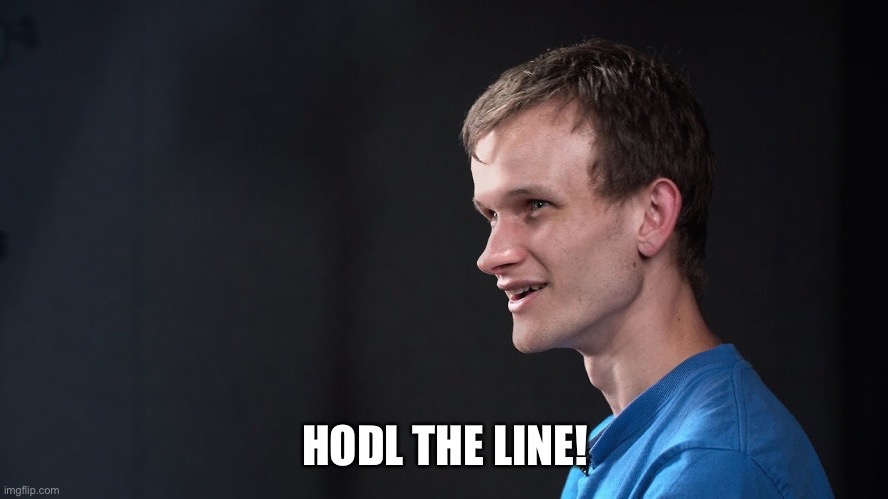 HODL THE LINE! | made w/ Imgflip meme maker