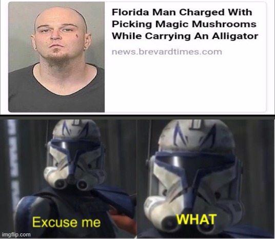 Excuse me what | image tagged in excuse me what,florida man,clone wars,memes,funny,memes | made w/ Imgflip meme maker