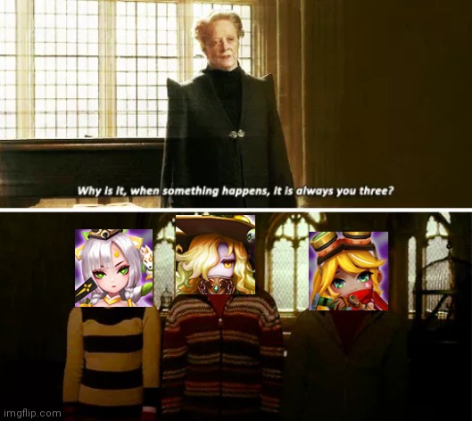 Always you three | image tagged in always you three,summonerswar | made w/ Imgflip meme maker