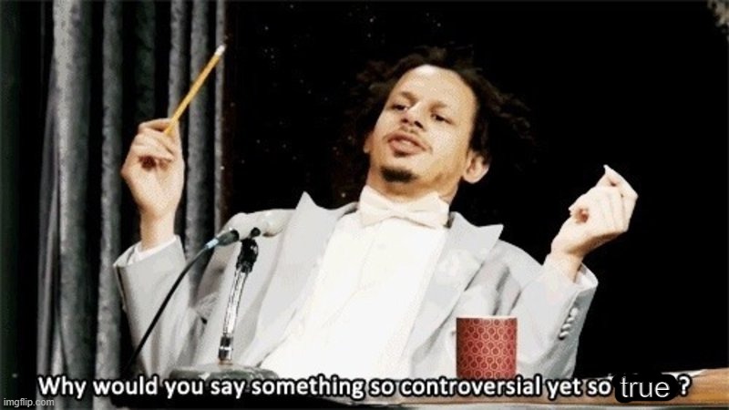 how could you say something so controversial yes so brave | true | image tagged in how could you say something so controversial yes so brave | made w/ Imgflip meme maker