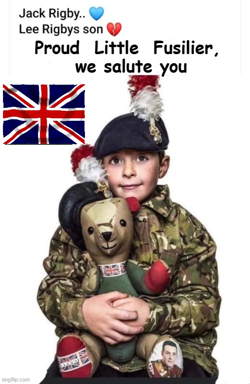 Jack Rigby - Lee Rigby`s son | image tagged in lee | made w/ Imgflip meme maker