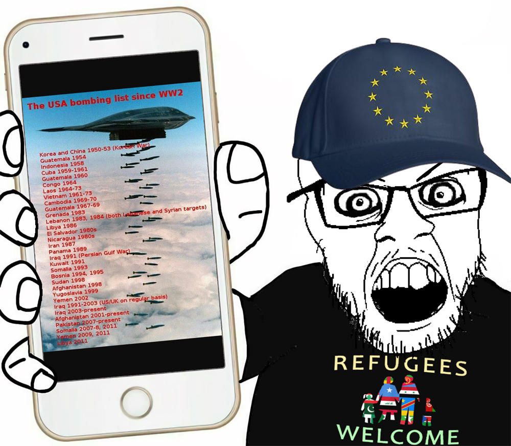 Refugee Crisis Blank Meme Template