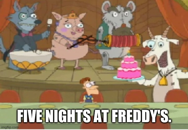 FIVE NIGHTS AT FREDDY'S. | made w/ Imgflip meme maker