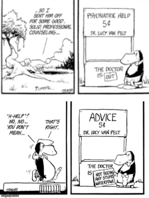 Lol. Who has read bloom county before? | made w/ Imgflip meme maker