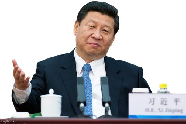 Xi Jinping transparent Blank Meme Template