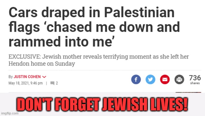 DON'T FORGET JEWISH LIVES! | made w/ Imgflip meme maker