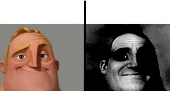 Happy vs Dark Mr. Incredible Meme Generator - Imgflip