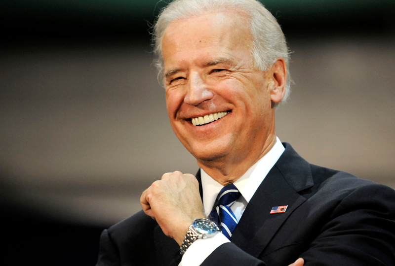 High Quality Joe Biden smile Blank Meme Template
