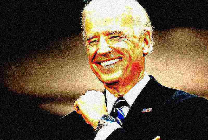 High Quality Joe Biden fist deep-fried Blank Meme Template
