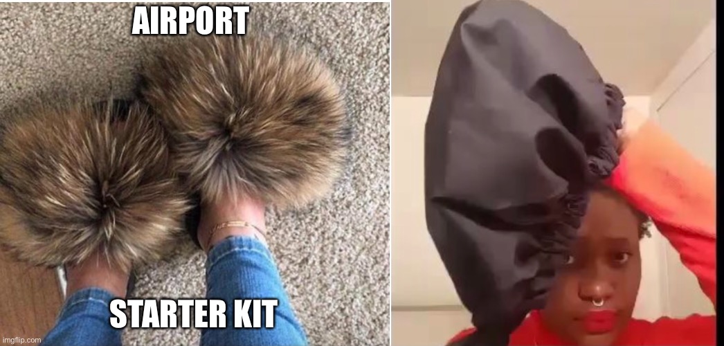 Airport | AIRPORT; STARTER KIT | image tagged in funny memes | made w/ Imgflip meme maker