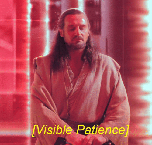 Visible Patience Blank Meme Template