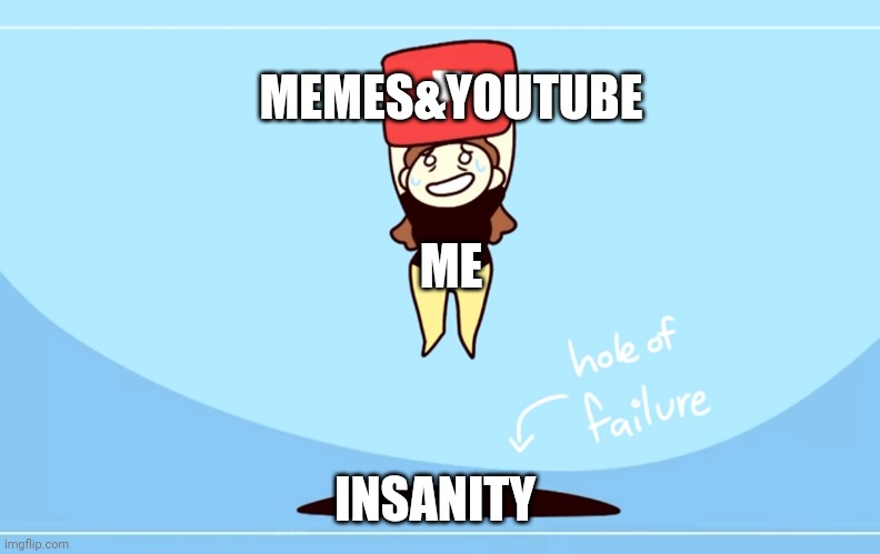Hold up | MEMES&YOUTUBE; ME; INSANITY | image tagged in hold up | made w/ Imgflip meme maker