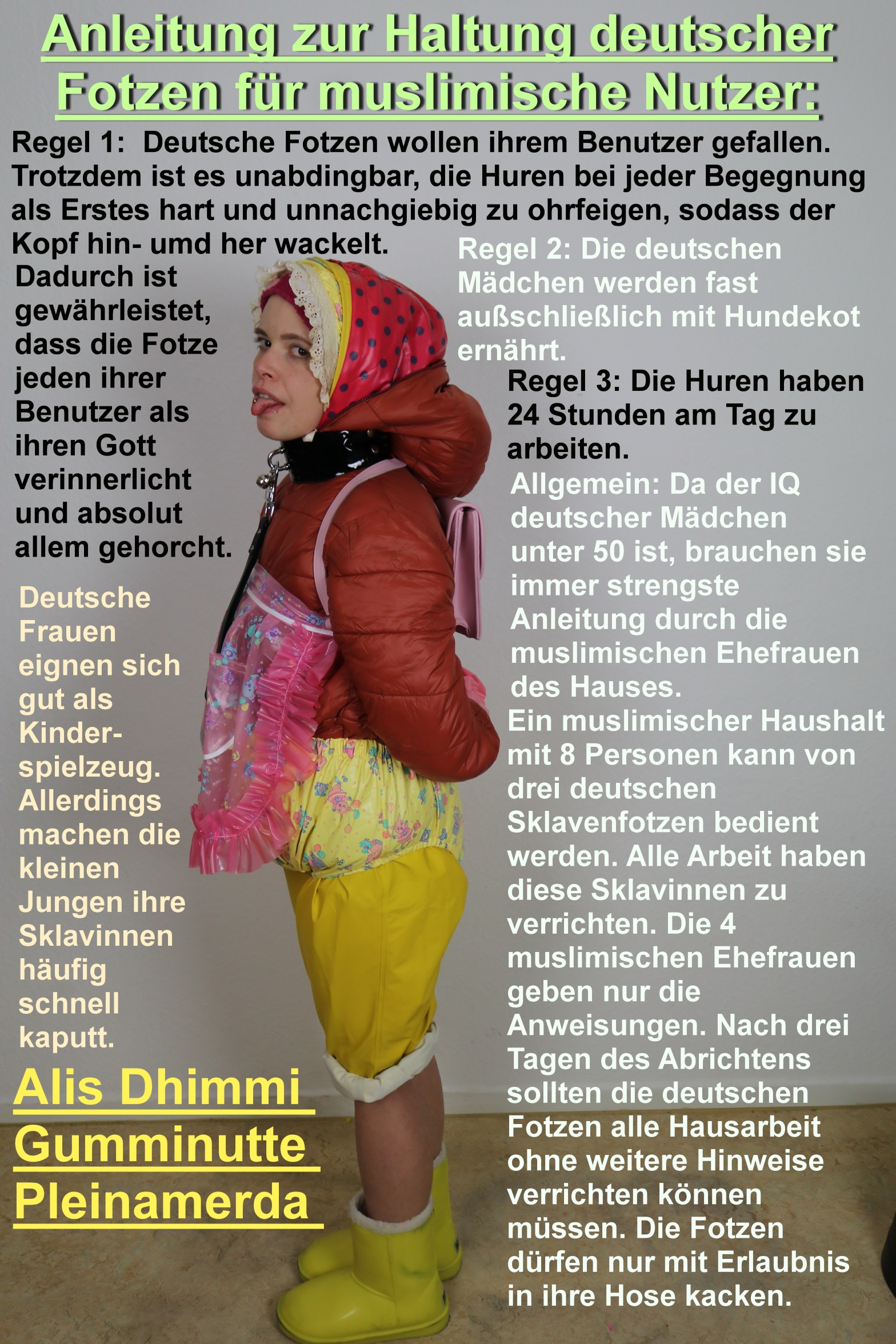 dumb german rubberslave Pleinarmerda Blank Meme Template