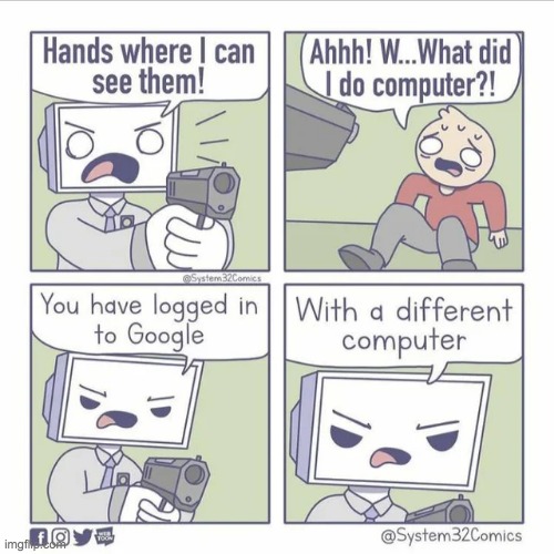 How could you?! | image tagged in comics,computer,unfunny | made w/ Imgflip meme maker