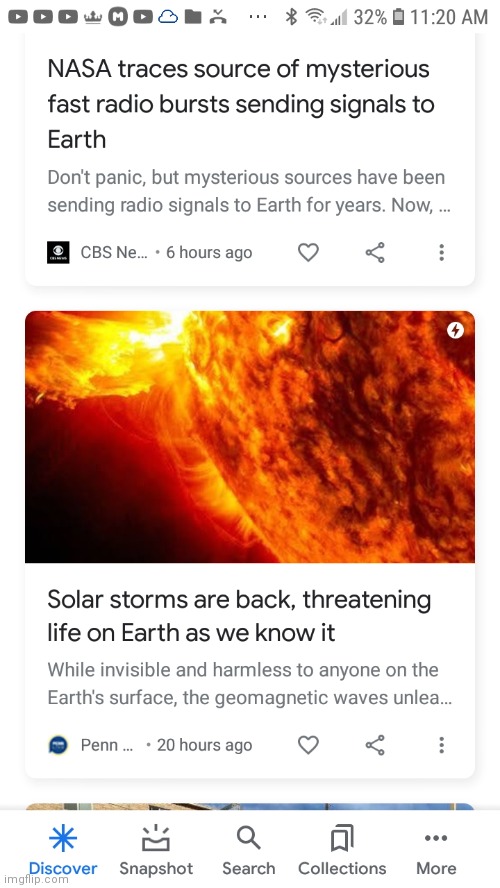 Panic, Don't Panic | image tagged in don't panic it's just aliens panic it's the sun,sun,aliens,panic,breaking news | made w/ Imgflip meme maker