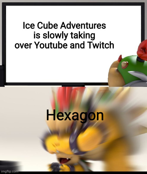 ... | Ice Cube Adventures is slowly taking over Youtube and Twitch; Hexagon | image tagged in nintendo switch parental controls,tv shows | made w/ Imgflip meme maker