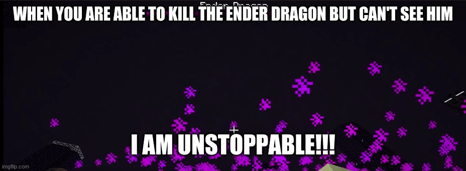 Sub to Not PaulGG | WHEN YOU ARE ABLE TO KILL THE ENDER DRAGON BUT CAN'T SEE HIM; I AM UNSTOPPABLE!!! | image tagged in youtube | made w/ Imgflip meme maker