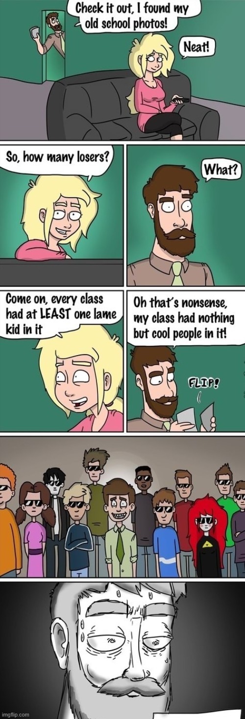 School and Comic | image tagged in comics,middle school,haha | made w/ Imgflip meme maker