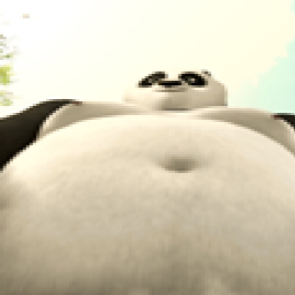 High Quality fat kung fu panda Blank Meme Template