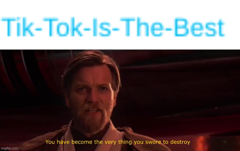 So, all i see is Cartoon_official following this stream? | image tagged in you have become the very thing you swore to destroy | made w/ Imgflip meme maker