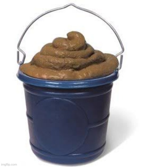 Bucket of shit | image tagged in bucket of shit | made w/ Imgflip meme maker