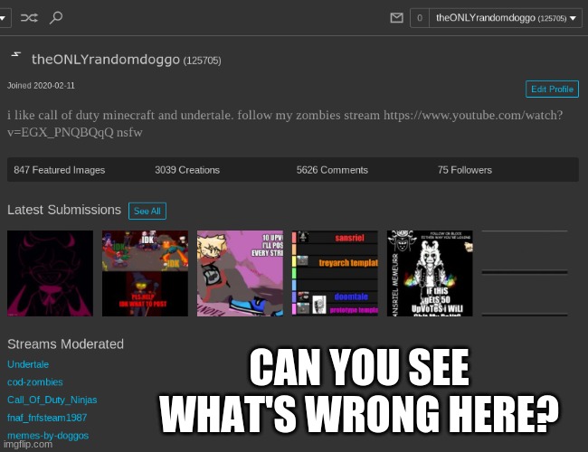 pls comment | CAN YOU SEE WHAT'S WRONG HERE? | made w/ Imgflip meme maker