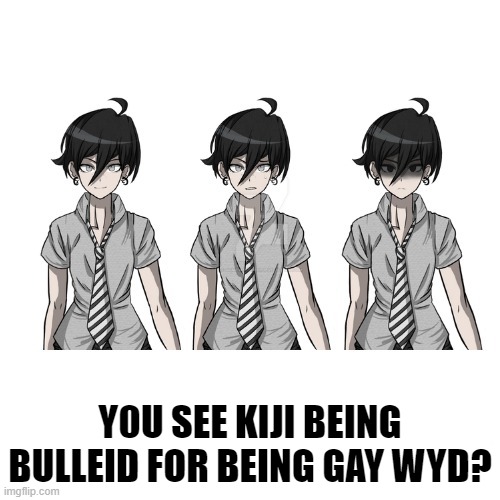 Y0U SEE KIJI BEING BULLEID FOR BEING GAY WYD? | made w/ Imgflip meme maker