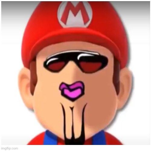gay Mario again | image tagged in nasty | made w/ Imgflip meme maker