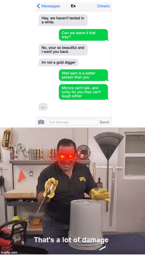 Roast | image tagged in thats a lot of damage | made w/ Imgflip meme maker