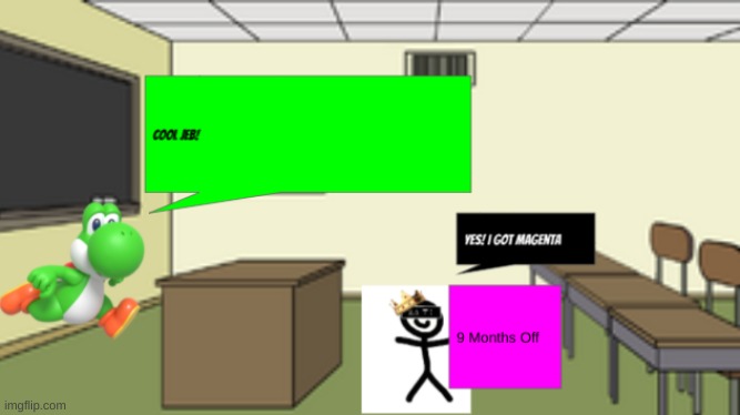 Magenta Card | made w/ Imgflip meme maker