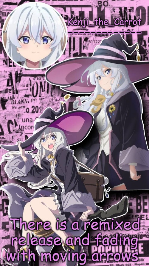 ima download this | There is a remixed release and fading with moving arrows | made w/ Imgflip meme maker