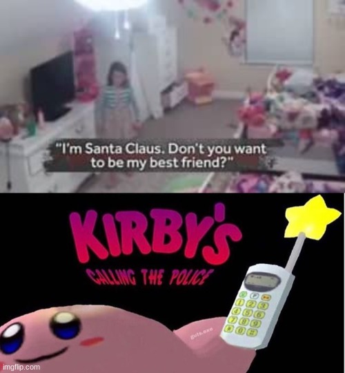 This one mad no sense lol | image tagged in kirby's calling the police | made w/ Imgflip meme maker