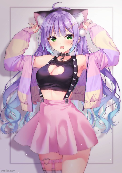 You like this? | image tagged in cats,catgirls | made w/ Imgflip meme maker