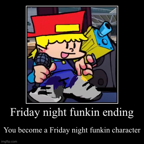 Lana loud Friday night funkin ending | image tagged in funny,demotivationals,the loud house,loud house | made w/ Imgflip demotivational maker