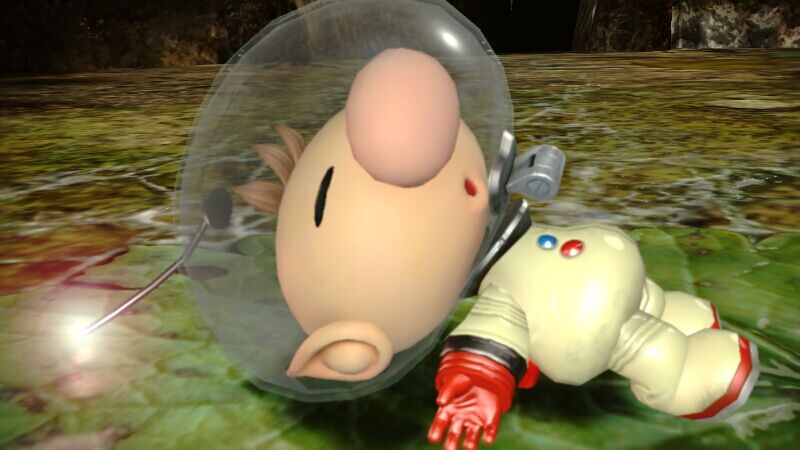 High Quality Olimar died Blank Meme Template