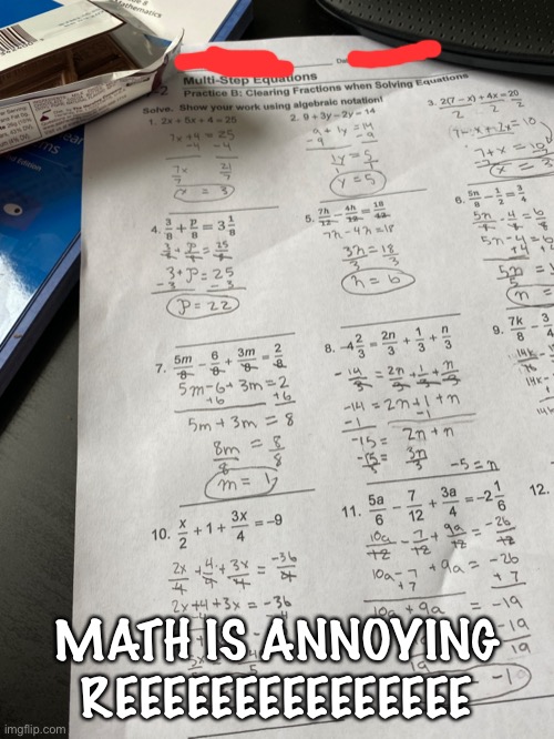 *casually covers name* | MATH IS ANNOYING REEEEEEEEEEEEEEE | made w/ Imgflip meme maker