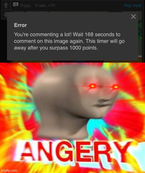 image tagged in surreal angery | made w/ Imgflip meme maker