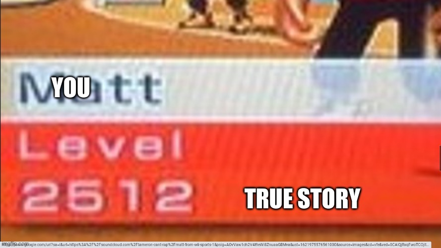 MATT IS A GOD | YOU; TRUE STORY | image tagged in meme | made w/ Imgflip meme maker