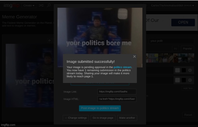made w/ Imgflip meme maker
