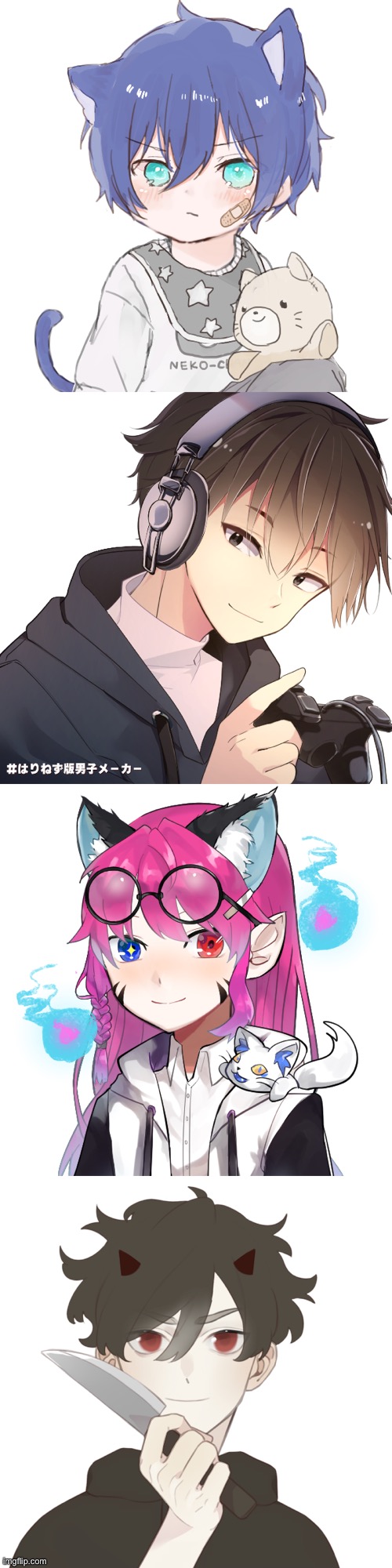 We got the whole family (the second one is supposed to be me) | made w/ Imgflip meme maker