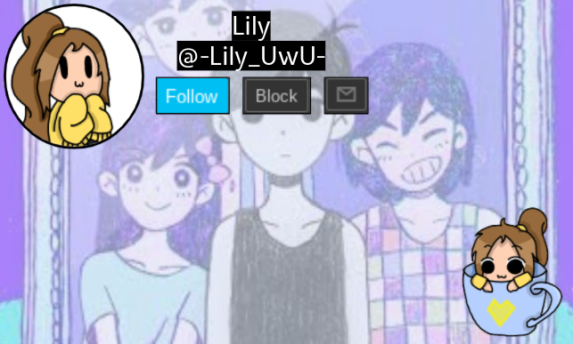 Lily Omori announcement template 1 Blank Meme Template