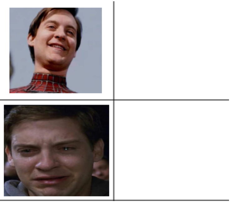 High Quality Toby Maguire Hotline Bling Blank Meme Template
