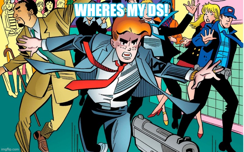 Random comic | WHERES MY DS! | image tagged in random comic | made w/ Imgflip meme maker