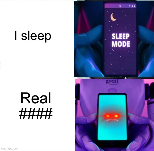 P A L | I sleep; Real #### | image tagged in palllllllllllll | made w/ Imgflip meme maker