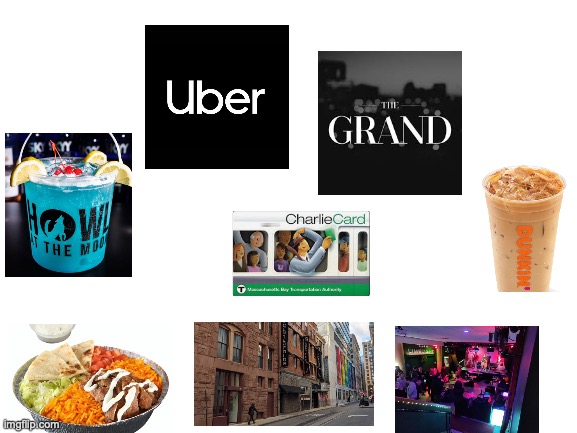 Clubbing in Boston starter pack | image tagged in blank white template | made w/ Imgflip meme maker