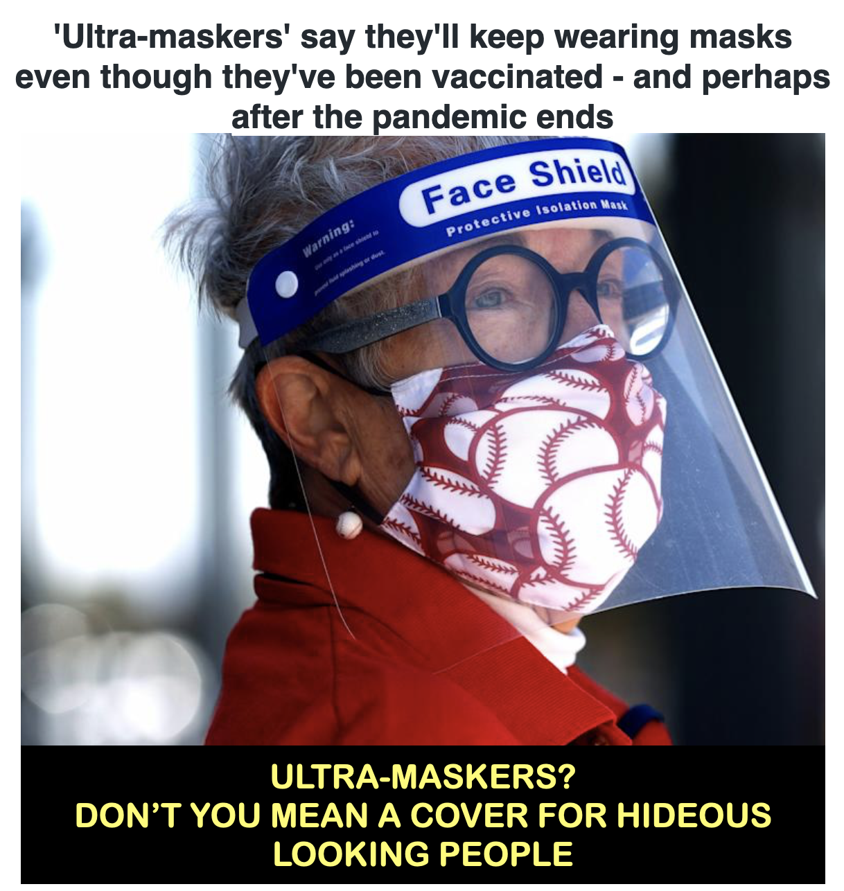 High Quality Ultra-maskers Blank Meme Template