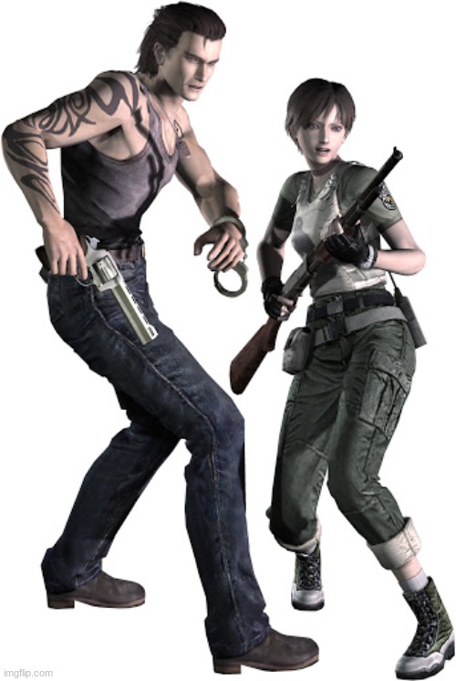 This is how me and Sharky's bond level | image tagged in resident evil | made w/ Imgflip meme maker
