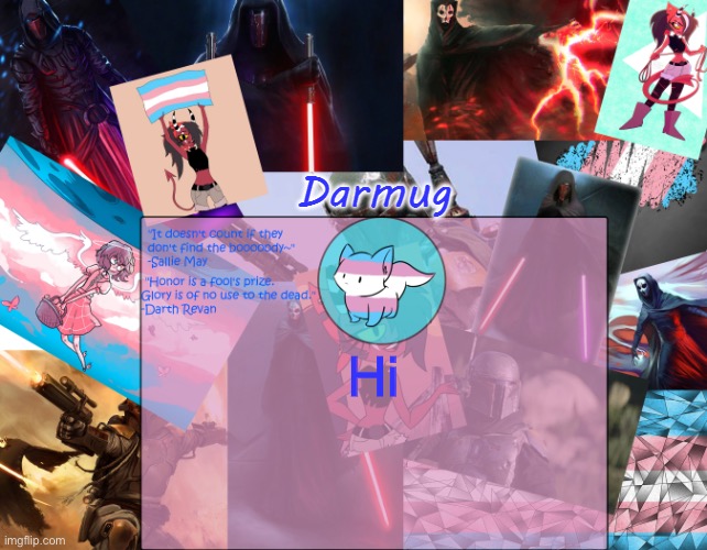 Darmug's announcement template | Hi | image tagged in darmug's announcement template | made w/ Imgflip meme maker