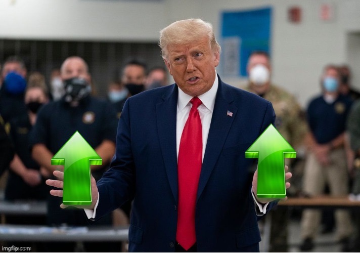 Trump Upvote | image tagged in trump upvote | made w/ Imgflip meme maker