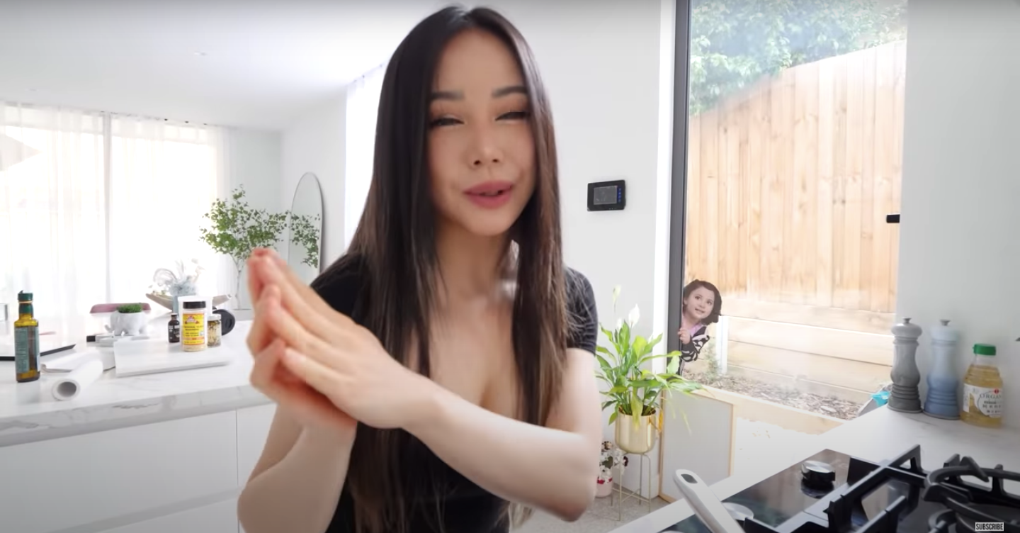 High Quality chloe ting gonna get a bad surprise Blank Meme Template